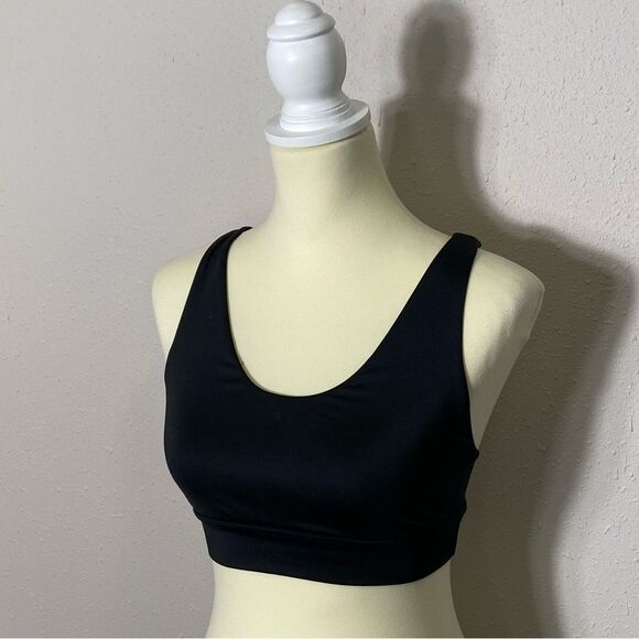 JoyLab Black Sports Bra W/Contrasting White Back Strap Women's Size XS - Picture 8 of 12